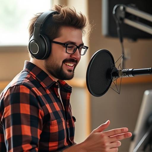 Ben Carter, Recording Engineer, with a friendly and approachable expression