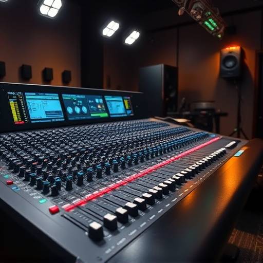 SSL mixing console